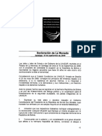 15 de Septiembre Declaracion de La Moneda UNASUR