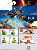 poe xwing fighter lego instructions