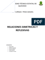 Relaciones Simetricas y Reflexivas