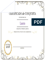 Certificado de Conquista