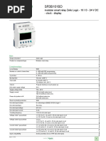 Smart Relay - Zelio Logic SR2_SR3_SR3B101BD Product Datasheet