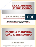 ESCUCHA Y ADIVINA CUAL TIENE SONIDO_Eugenia Romero.ppsx