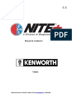 Kenworth T2000 Installation Manual