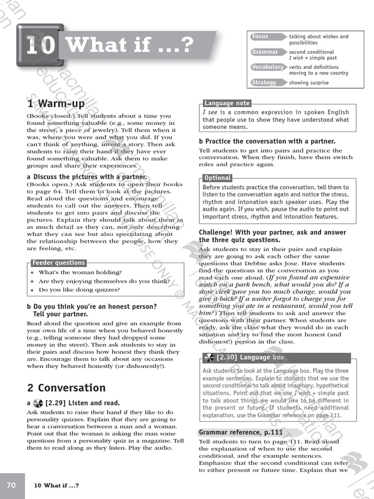 Breakthrough Plus Level 3 Teachers Book Unit 10 Pdf Question