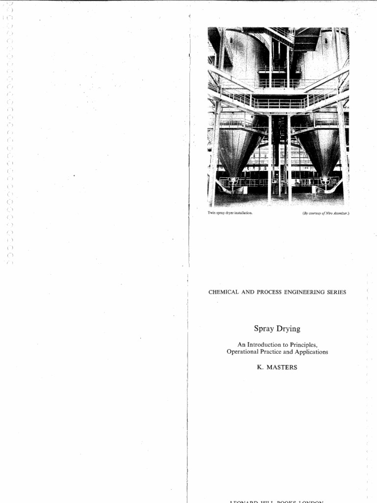 Spray Drying K. Masters PDF