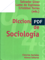 Diccionario de Sociología - GUINNER Con Notas