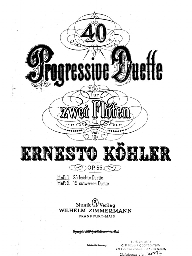 Kohler Duos 1-25 Score PDF | PDF | Foreign Language Studies