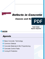 Concrete Defects: Causes and Solutions