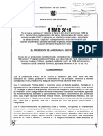 Decreto 410 Del 01 Marzo de 2018