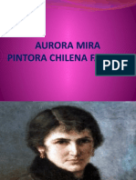Pintora chilena Aurora Mira, pionera del arte