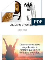 Palestra Orgulho e Humildade