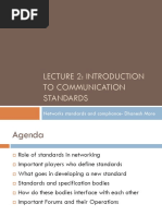 Lecture 2: Introduction To Communication Standards: Networks Standards and Compliance-Dhanesh More