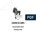 Caderno de campo para produção integrada de abacaxi