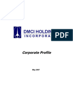 DMCIHI Corporate Profile May 2007