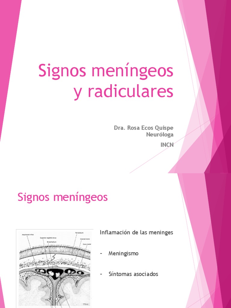 Signos Meníngeos y Radiculares | PDF | Brazo | Anatomía humana