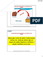 Trasformação de Músculo em Carne