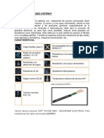 Cable vulcanizado HO7RN-F flexible químico