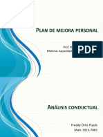 Plan de Mejora Personal