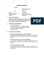 Informe Psicologico 10