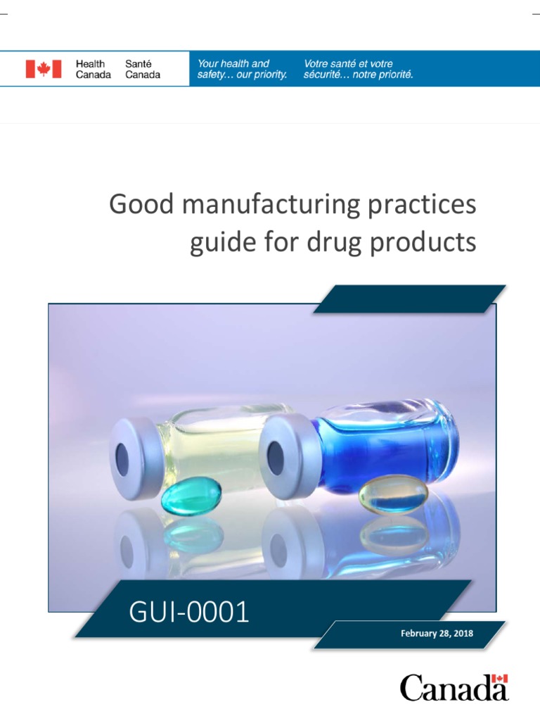 GMP Guide for Drug Products Quality Management System Risk Management