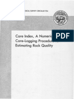 Core Index, A Numerical Core-logging Procedure for Rock Quality Estimation