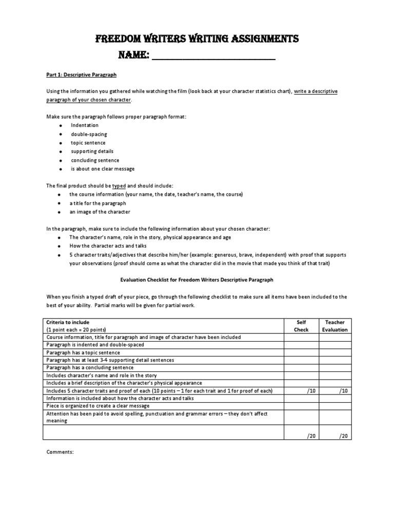 Freedom writers questions and answers pdf image