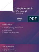 Ustream Nosql Forum 2016