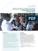 Strengthening service delivery for malaria in pregnancy- An MHealth pilot intervention
