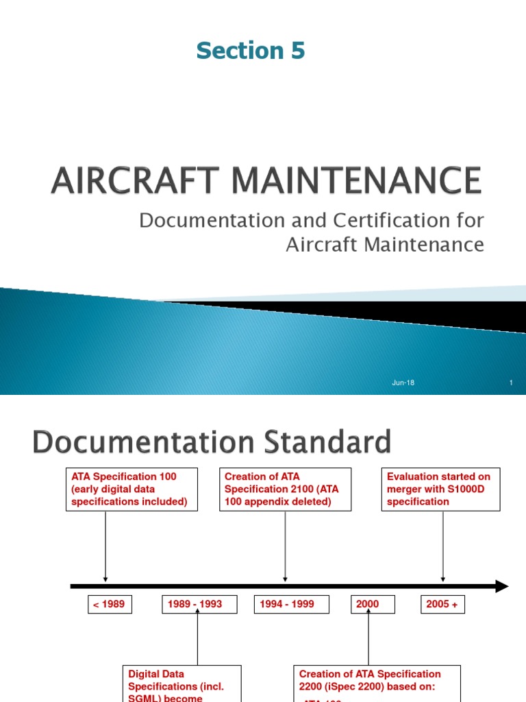 ATA Specification 100 Overview | PDF | Vehicles | Aviation