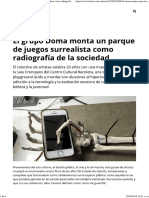 El Grupo Doma Monta Un Parque de Juegos Surrealista 