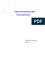 The MapInfo Interchange File (MIF) Format Specification