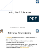 Fits &amp; Tolerances