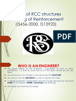 RCC Detailing Codes and Seismic Design Principles