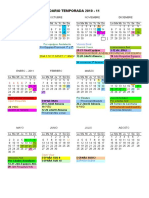 Calendario Ajedrez Temporada 2010-11