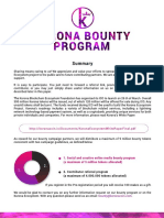 Korona Bounty Program Summary