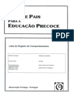 CAPA Lista de Verificação de Comportamentos Portage PDF