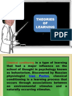 Ed 2 Theories of Learning