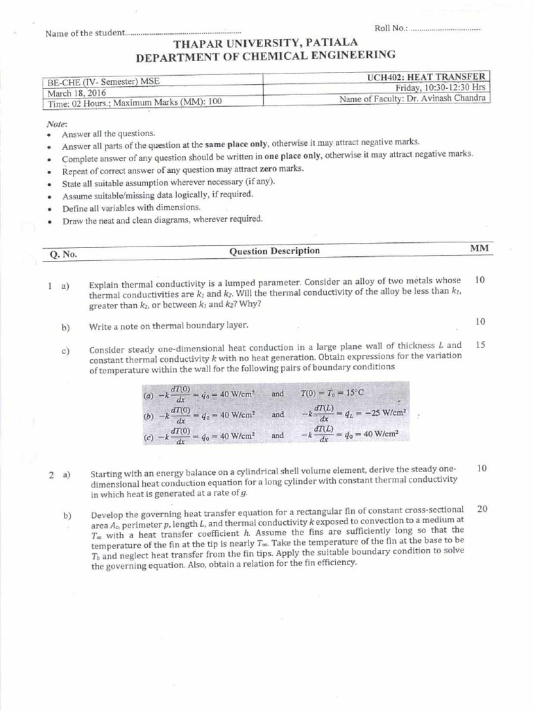 Steady OneDimensional Heat Conduction Through Composite Walls
