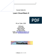 Learn Visual Basic 6: Course Notes For