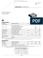 Model: Uj31-Ch-G1-Smt-Tr Description: Usb Receptacle: Features