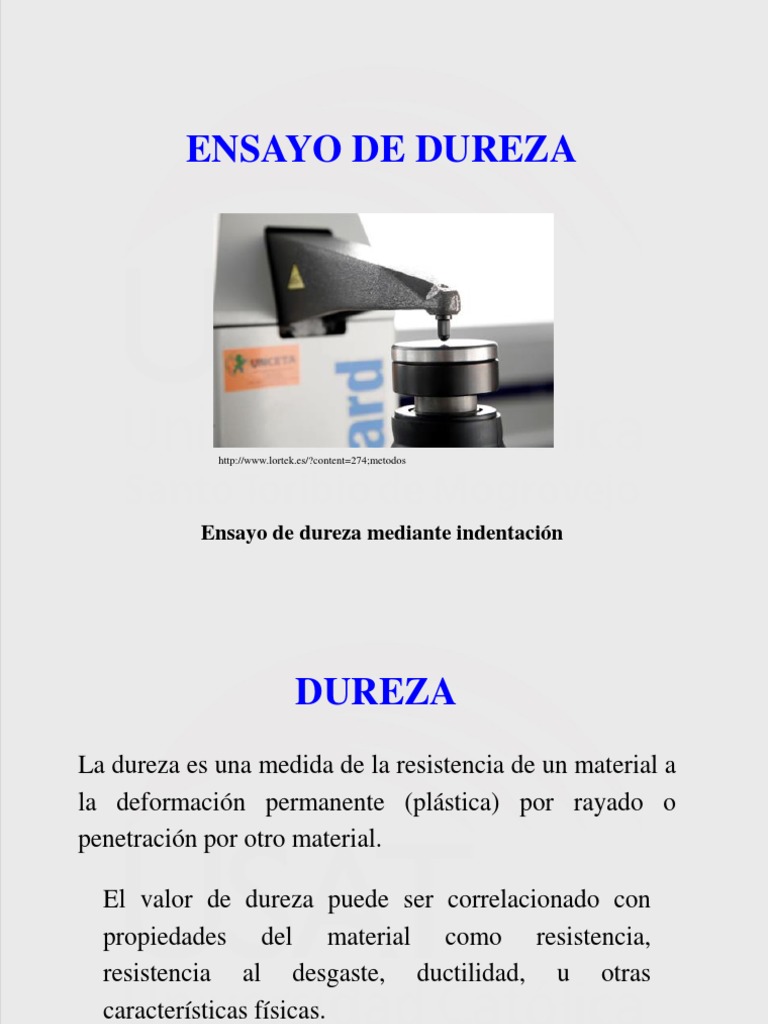 5.2 Propiedades Mecanicas Ensayos Dureza | PDF | Dureza | Aluminio