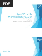 OpenVPN With Mikrotik Router BOARD