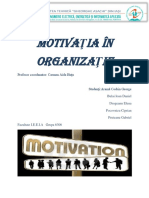 Motivatia in Organizatii - Wordproiect