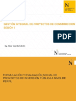 Sesión 01 Perfil de Proyecto de Inversión