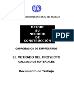 Metrado de Proyecto - Calculo de Materiales