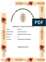 Trabajo Ciencia Politica Ensayo Imprimir