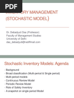 5.2 Inventory Management (Stochastic Model)