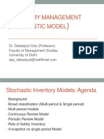 5.2 Inventory Management (Stochastic Model)