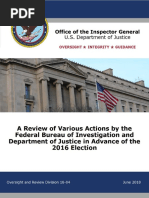 DOJ IG final report on FBI Clinton email probe