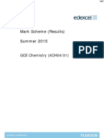 June 2015 MS - Unit 4 Edexcel Chemistry A-Level PDF